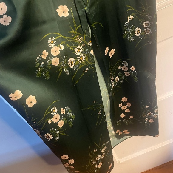 SOLD - Reformation Frankie Silk Green Dress - size 6 - Picture 7 of 7